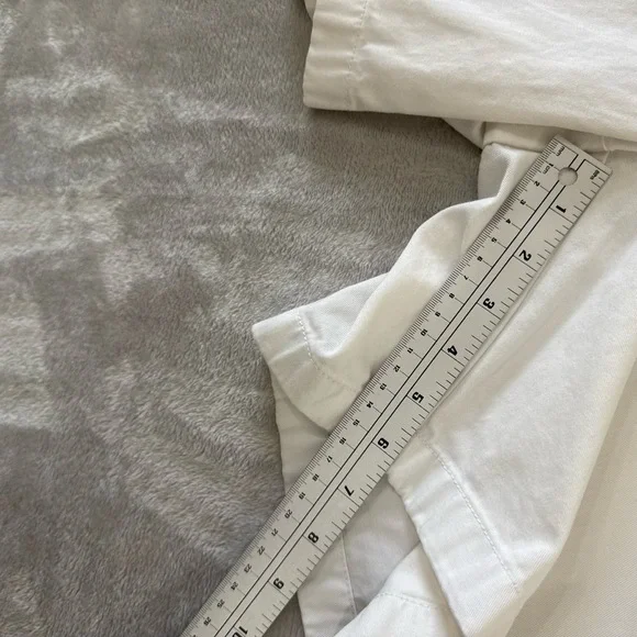 J.Crew Women's Chino Shorts Size 10 White Classic Casual Summer - Picture 4 of 5